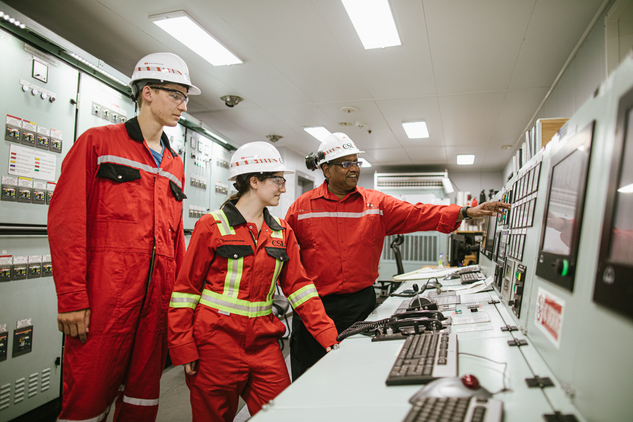 MAFINA engineer at work